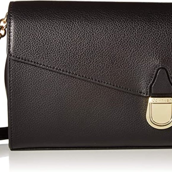 SOLD! Calvin Klein NWT Iris Leather Satchel Handbag - Picture 6 of 10